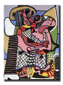 "El beso", Pablo Picasso
