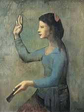 Mujer con abanico, Pablo Picasso