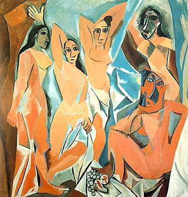 "Las señoritas de Avignon", Pablo Picasso.