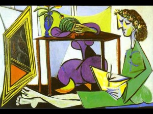 Mujer en frente del espejo, Pablo Picasso